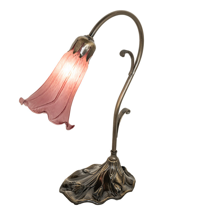 Meyda Tiffany 51594 One Light Mini Lamp, Antique Brass