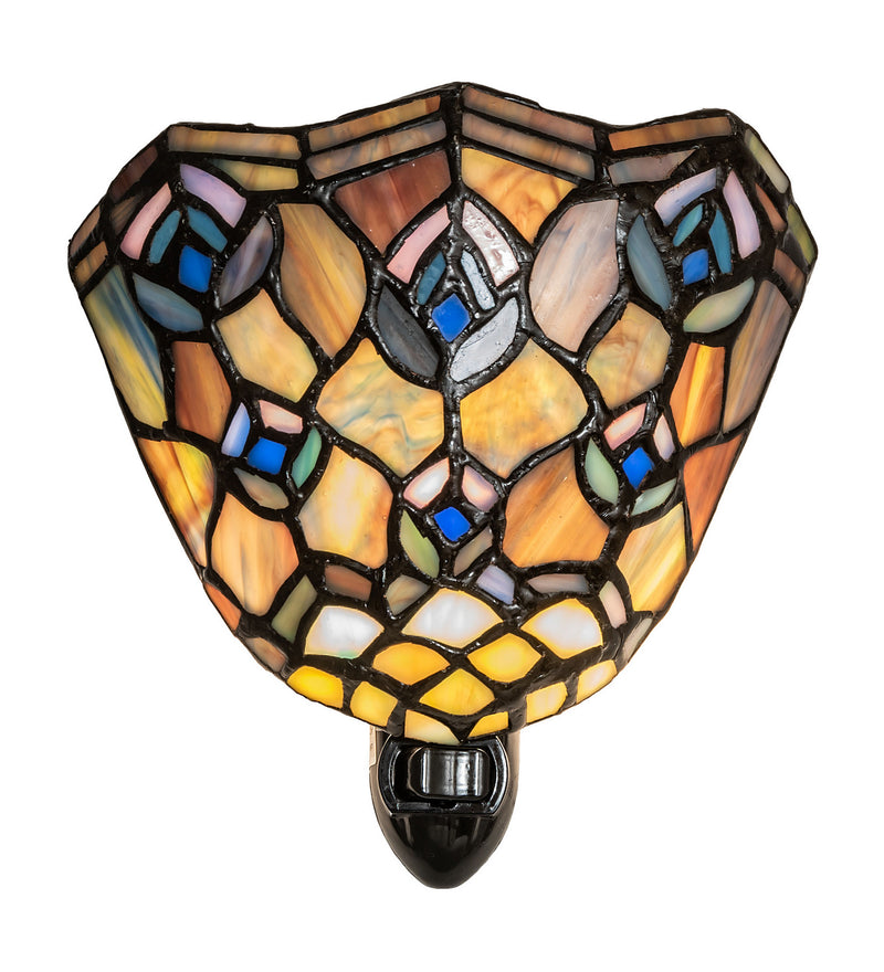 Meyda Tiffany 66910 One Light Night Light, Black