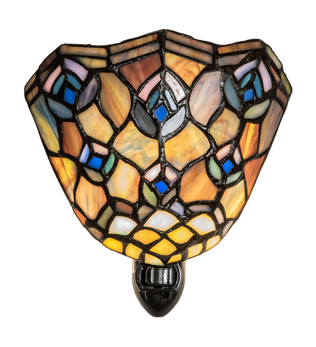 Meyda Tiffany 66910 One Light Night Light, Black