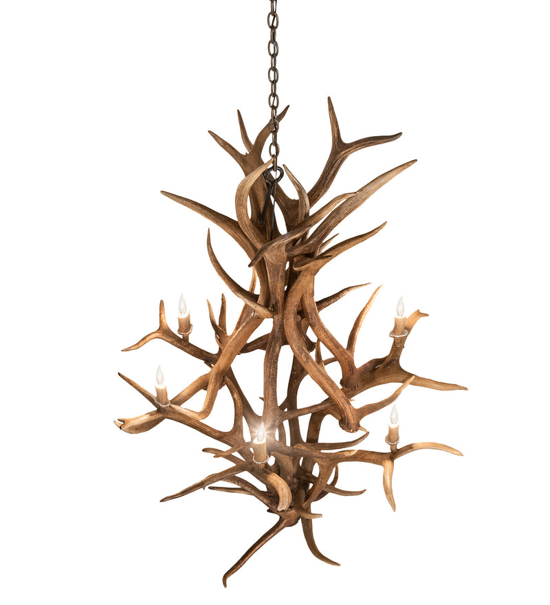 Meyda Tiffany 251158 Eight Light Chandelier, Antique Copper