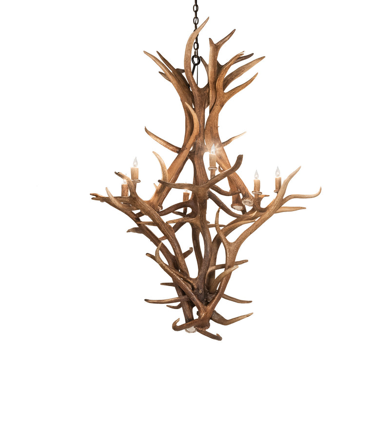 Meyda Tiffany 251158 Eight Light Chandelier, Antique Copper