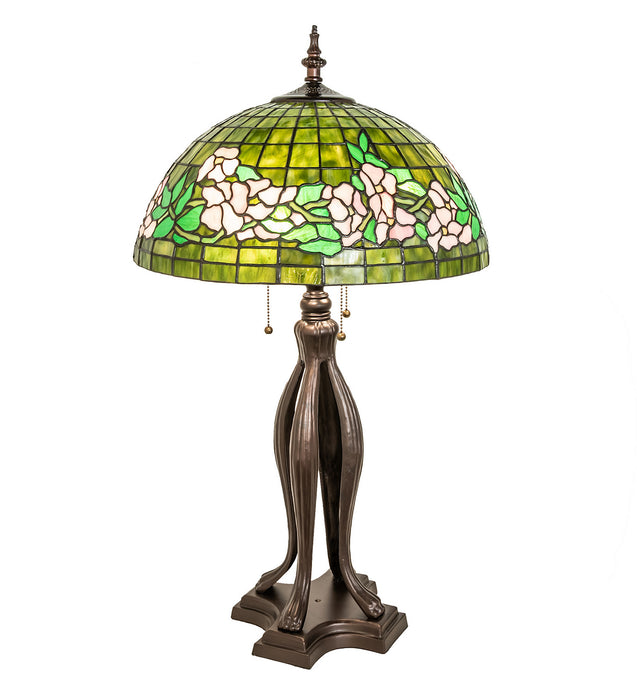 Meyda Tiffany 253005 33" Table Lamp, Mahogany Bronze