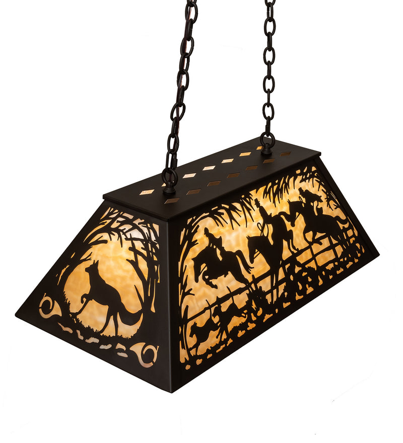 Meyda Tiffany 253029 Six Light Pendant, Oil Rubbed Bronze