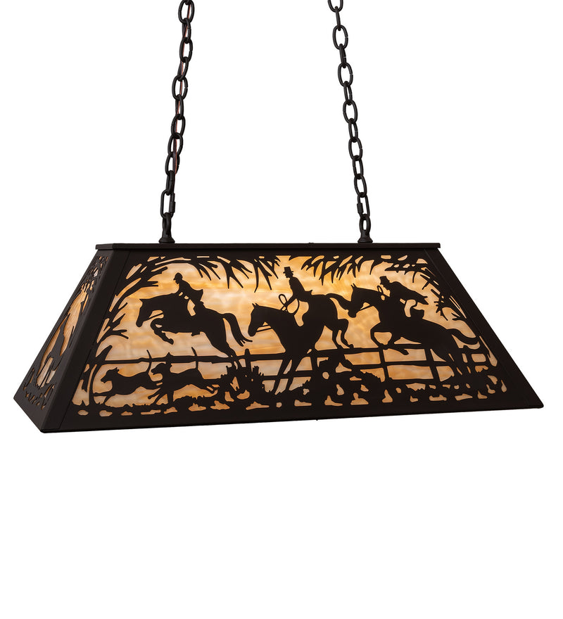 Meyda Tiffany 253029 Six Light Pendant, Oil Rubbed Bronze