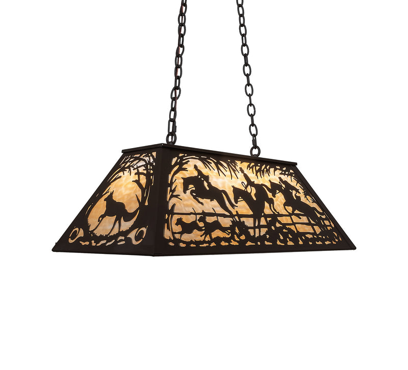 Meyda Tiffany 253029 Six Light Pendant, Oil Rubbed Bronze