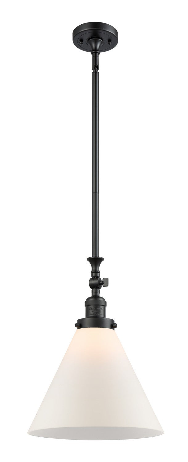 Innovations 206-BK-G41-L One Light Mini Pendant, Matte Black