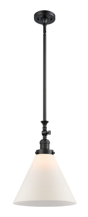Innovations 206-BK-G41-L One Light Mini Pendant, Matte Black