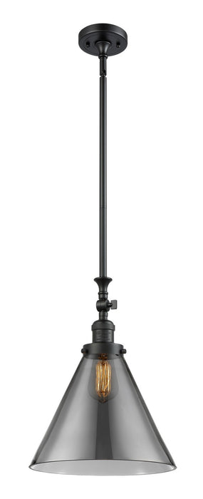 Innovations 206-BK-G43-L One Light Mini Pendant, Matte Black