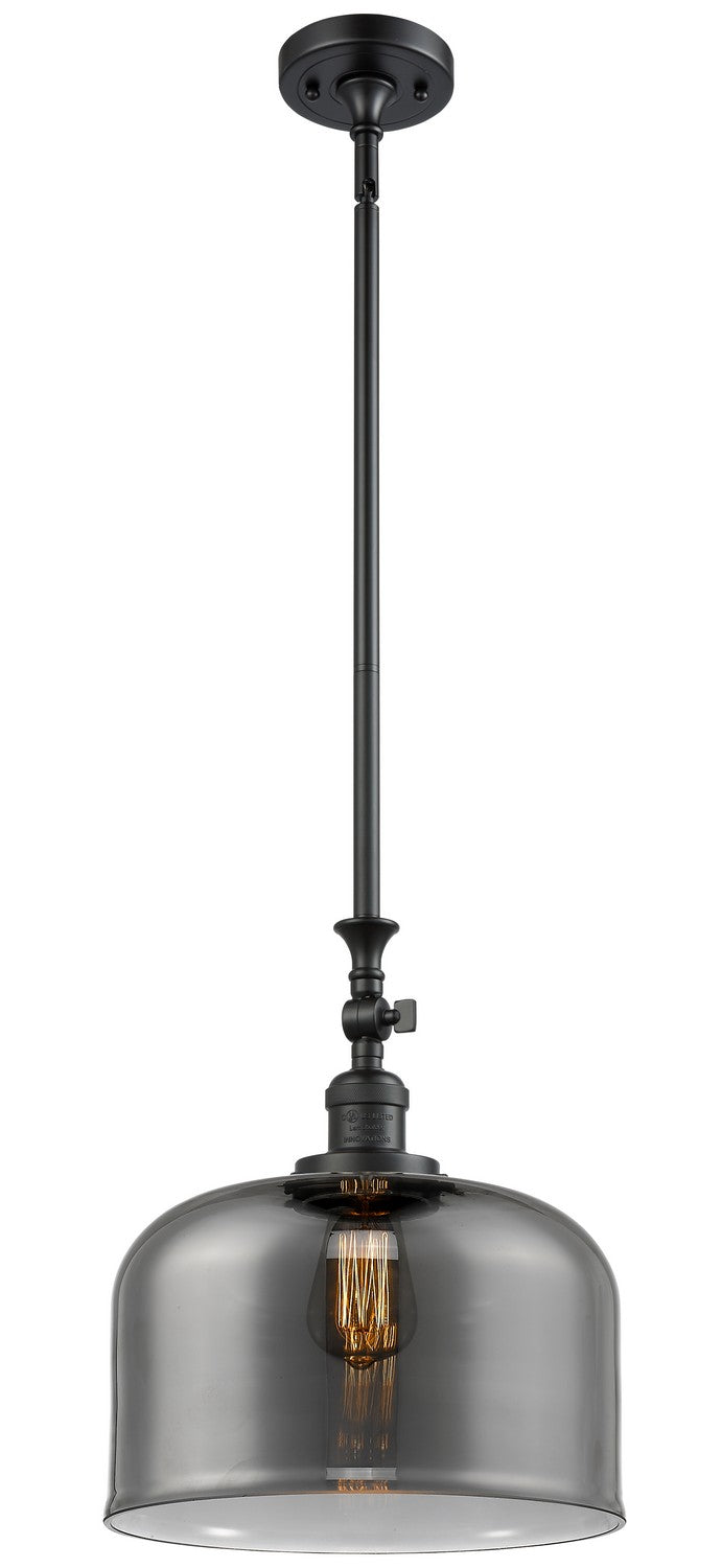 Innovations 206-BK-G73-L One Light Mini Pendant, Matte Black