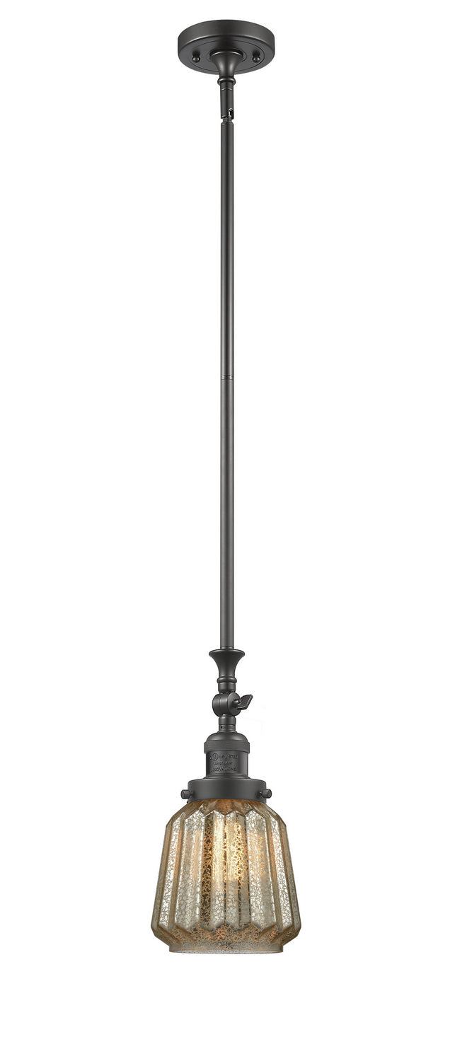 Innovations 206-OB-G146-LED LED Mini Pendant, Oil Rubbed Bronze