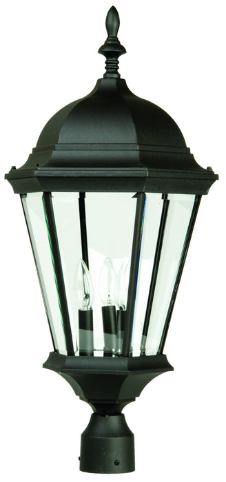 Craftmade Z555-TB Three Light Post Mount, Textured Black