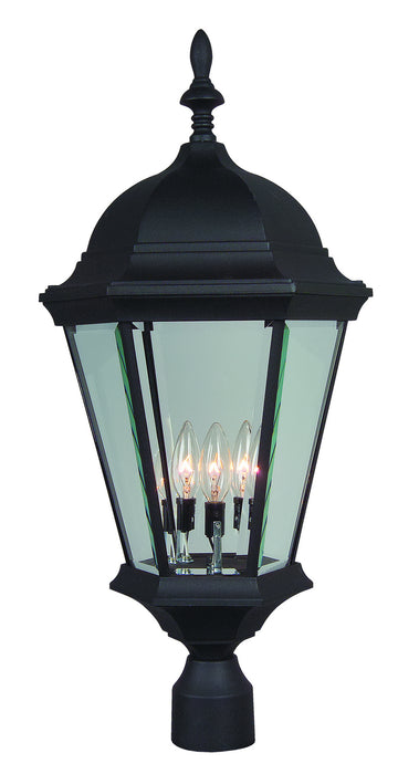 Craftmade Z555-TB Three Light Post Mount, Textured Black