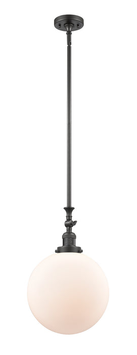 Innovations 206-OB-G201-12 One Light Mini Pendant, Oil Rubbed Bronze