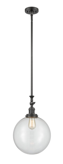 Innovations 206-OB-G202-12 One Light Mini Pendant, Oil Rubbed Bronze