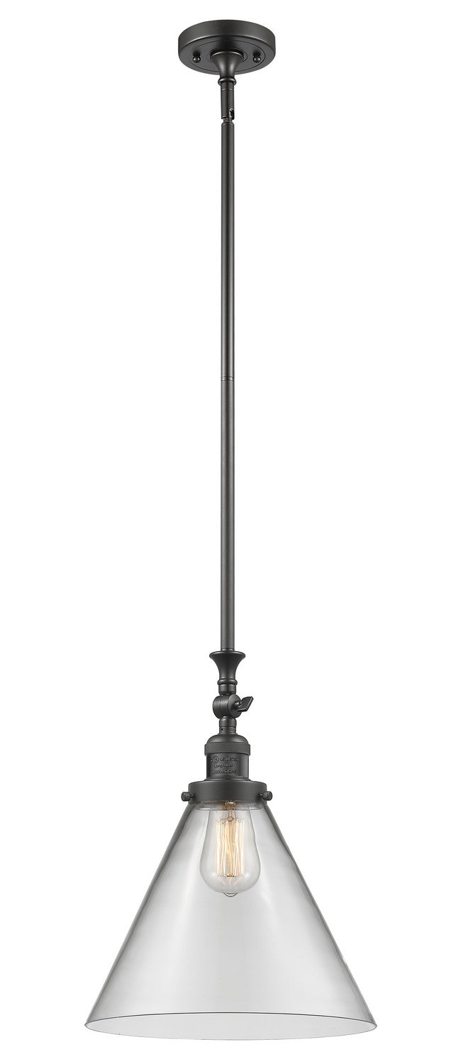 Innovations 206-OB-G42-L One Light Mini Pendant, Oil Rubbed Bronze