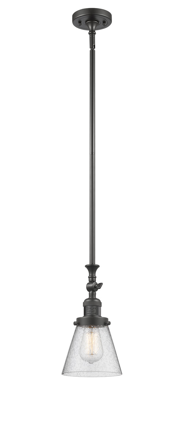Innovations 206-OB-G64-LED LED Mini Pendant, Oil Rubbed Bronze