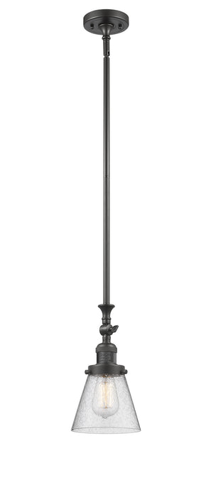 Innovations 206-OB-G64-LED LED Mini Pendant, Oil Rubbed Bronze