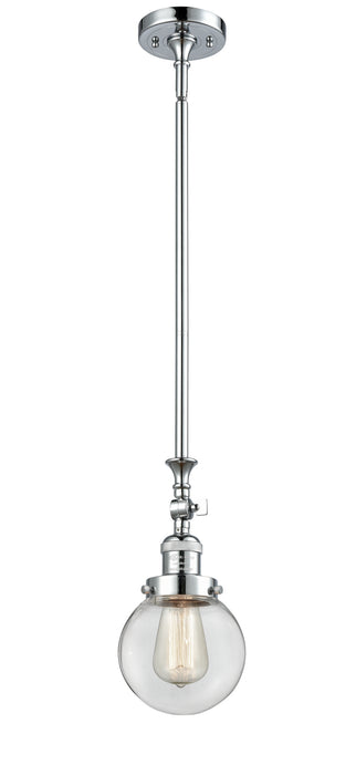Innovations 206-PC-G202-6-LED LED Mini Pendant, Polished Chrome