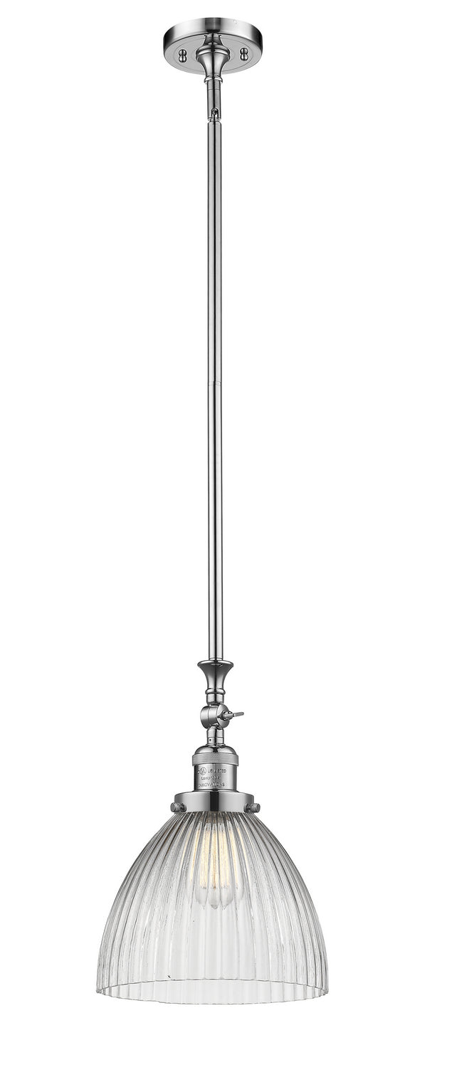 Innovations 206-PC-G222 One Light Mini Pendant, Polished Chrome