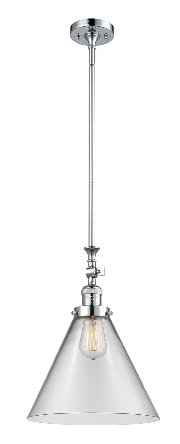 Innovations 206-PC-G42-L One Light Mini Pendant, Polished Chrome
