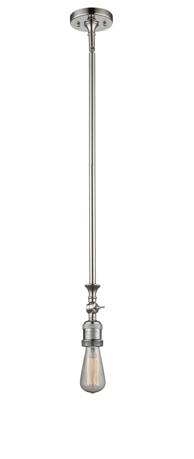 Innovations 206-PN One Light Mini Pendant, Polished Nickel