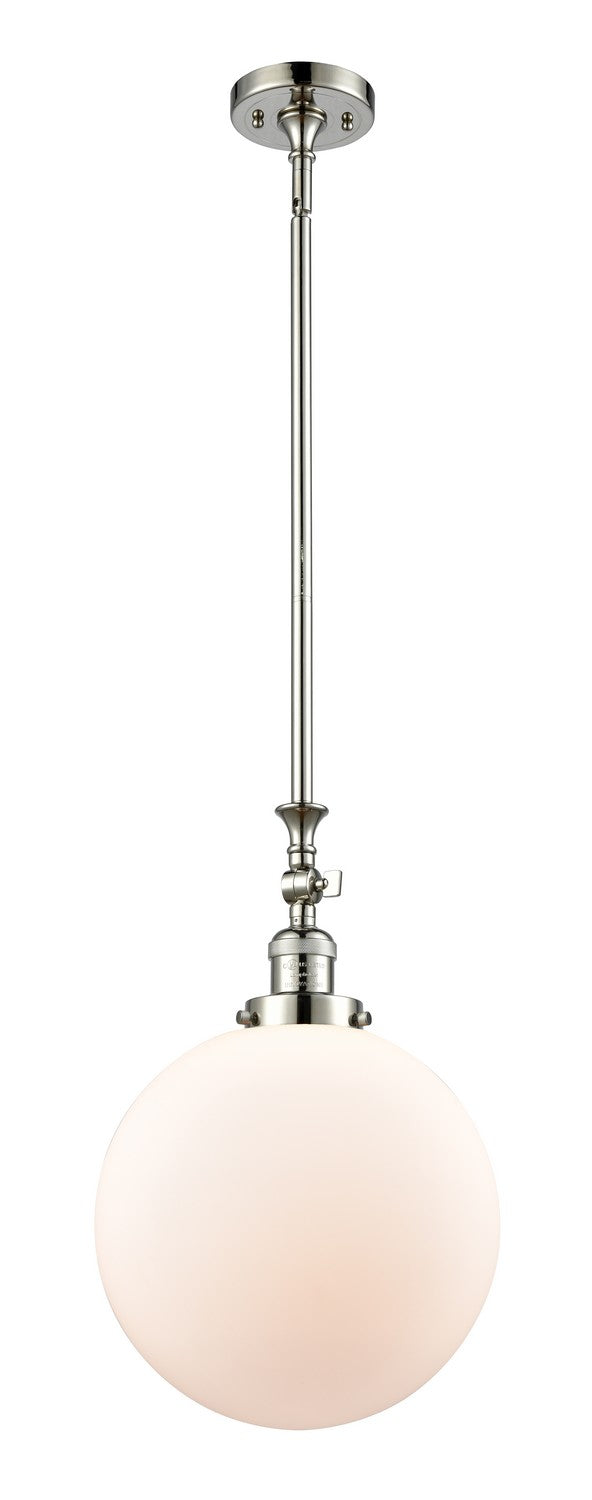 Innovations 206-PN-G201-12-LED LED Mini Pendant, Polished Nickel