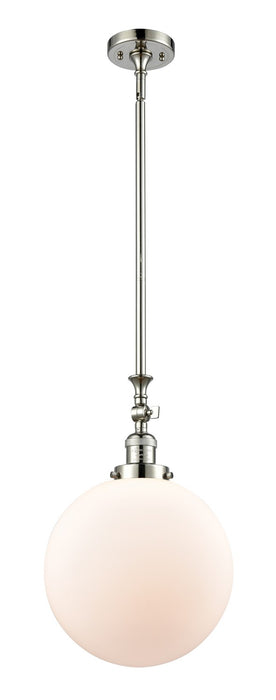 Innovations 206-PN-G201-12-LED LED Mini Pendant, Polished Nickel