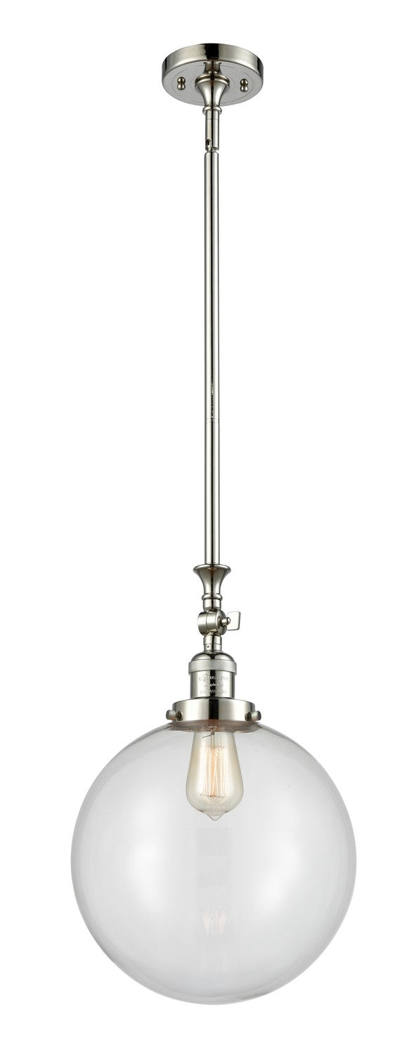 Innovations 206-PN-G202-12-LED LED Mini Pendant, Polished Nickel