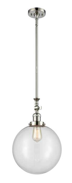Innovations 206-PN-G202-12-LED LED Mini Pendant, Polished Nickel