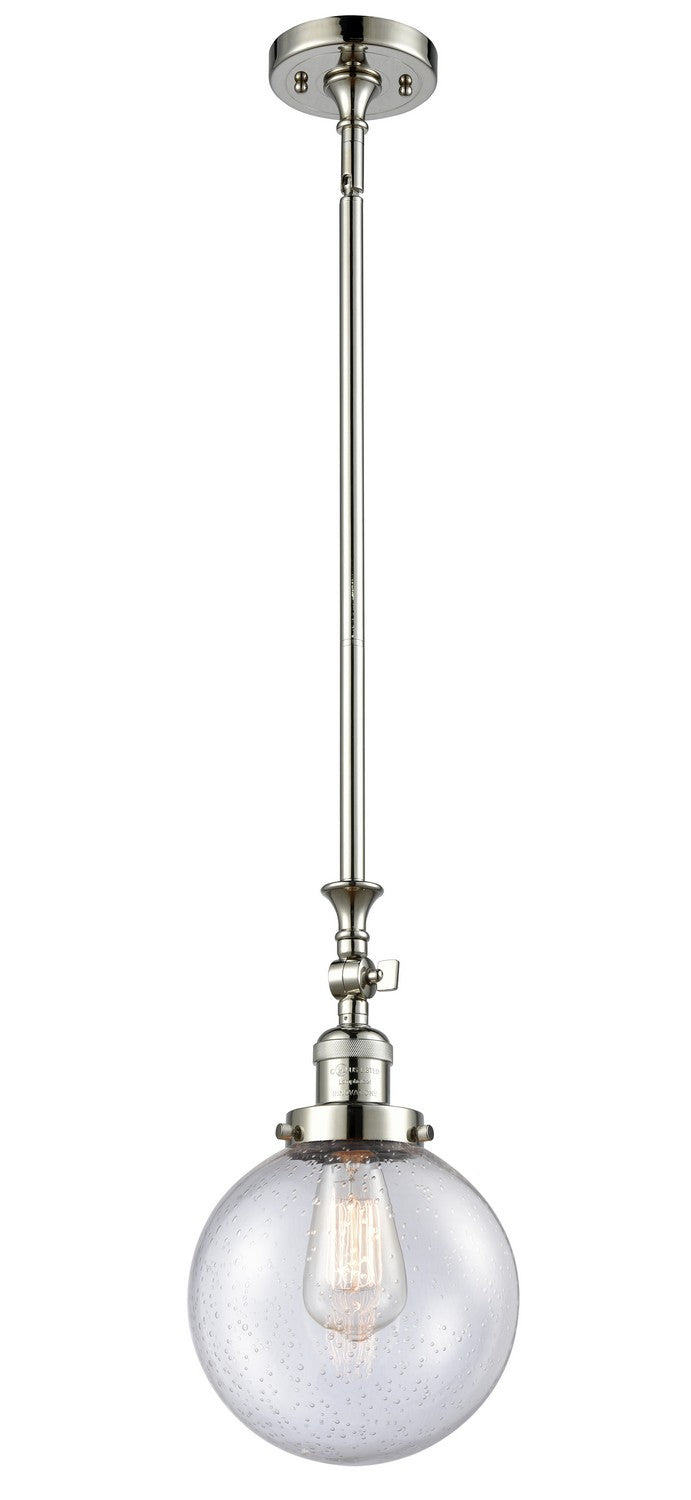 Innovations 206-PN-G204-8-LED LED Mini Pendant, Polished Nickel