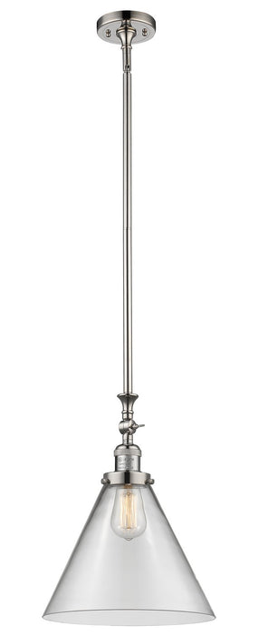 Innovations 206-PN-G42-L One Light Mini Pendant, Polished Nickel