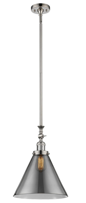 Innovations 206-PN-G43-L One Light Mini Pendant, Polished Nickel