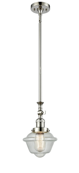 Innovations 206-PN-G534 One Light Mini Pendant, Polished Nickel