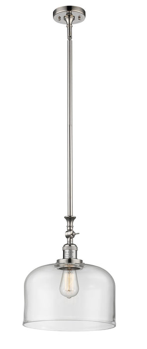 Innovations 206-PN-G72-L One Light Mini Pendant, Polished Nickel