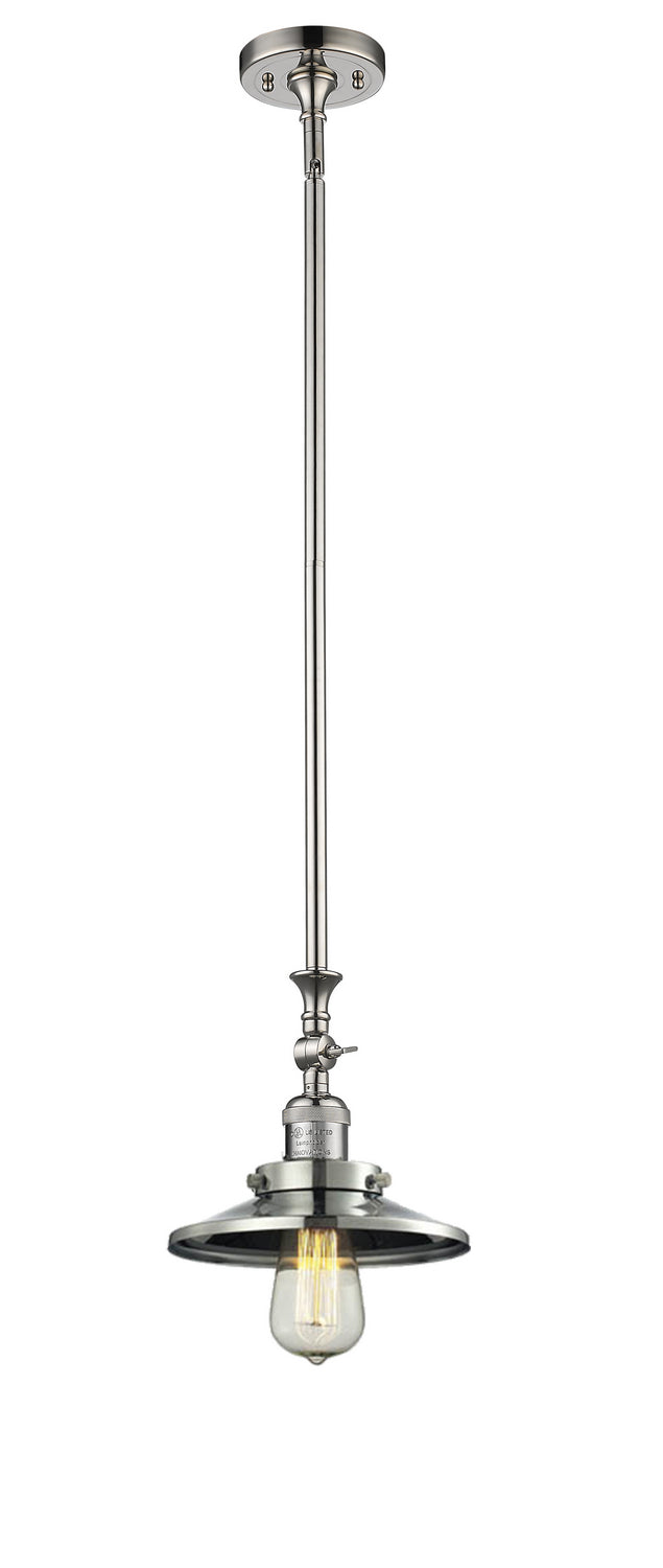 Innovations 206-PN-M1-LED LED Mini Pendant, Polished Nickel