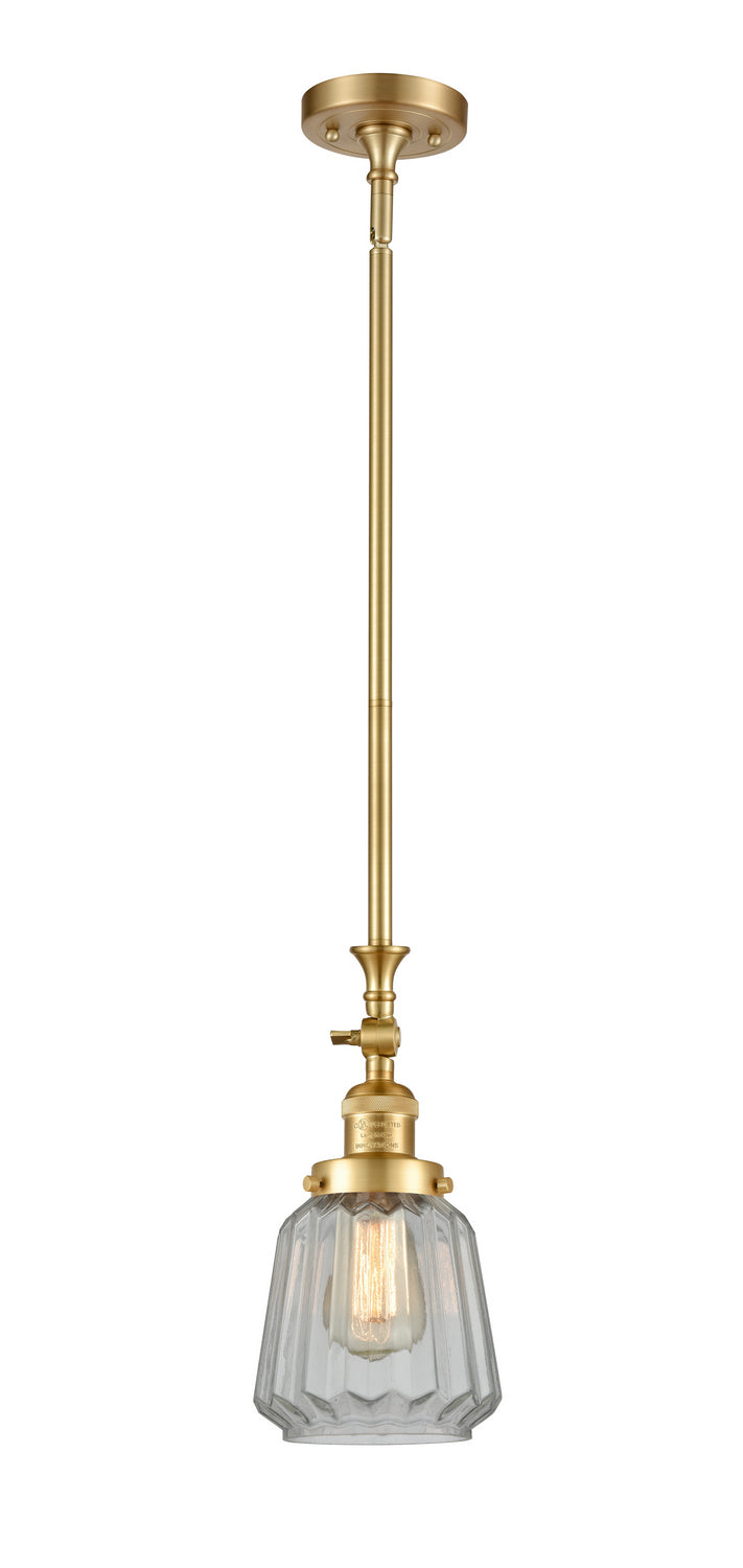 Innovations 206-SG-G142 One Light Mini Pendant, Satin Gold