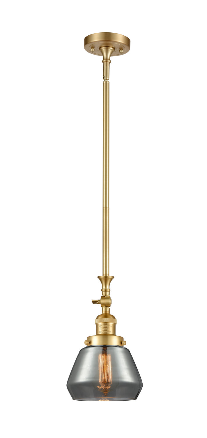 Innovations 206-SG-G173 One Light Mini Pendant, Satin Gold