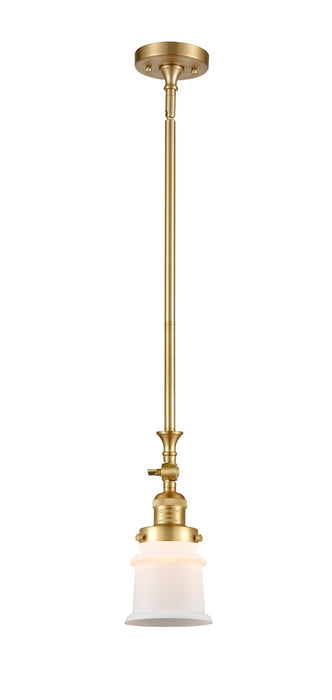 Innovations 206-SG-G181S One Light Mini Pendant, Satin Gold