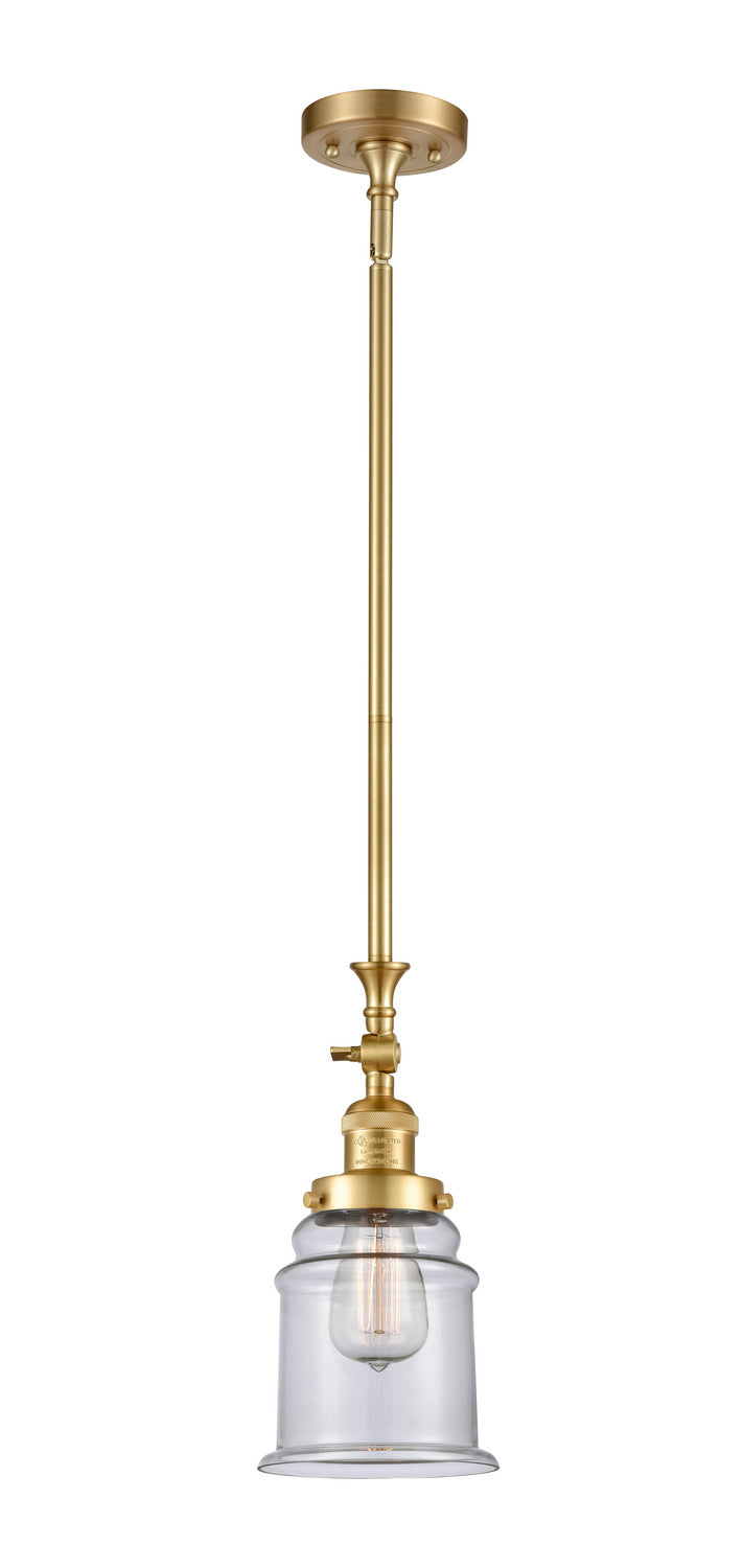 Innovations 206-SG-G182 One Light Mini Pendant, Satin Gold
