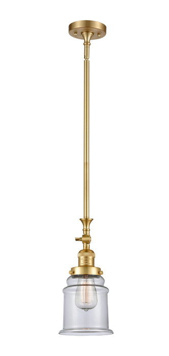 Innovations 206-SG-G182 One Light Mini Pendant, Satin Gold