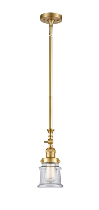 Innovations 206-SG-G182S One Light Mini Pendant, Satin Gold