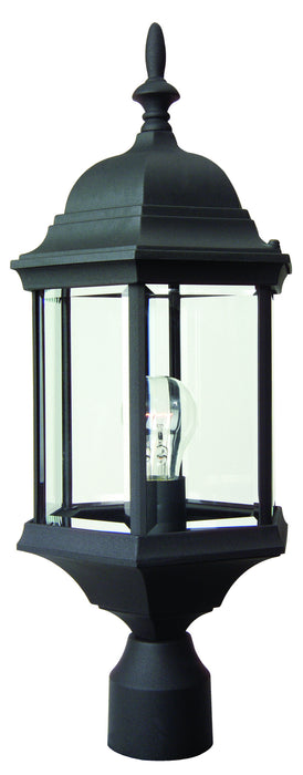 Craftmade Z695-TB One Light Post Mount, Textured Black
