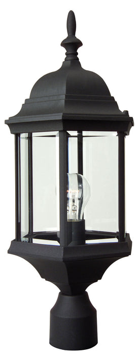 Craftmade Z695-TB One Light Post Mount, Textured Black