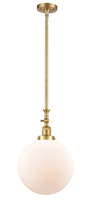 Innovations 206-SG-G201-12 One Light Mini Pendant, Satin Gold