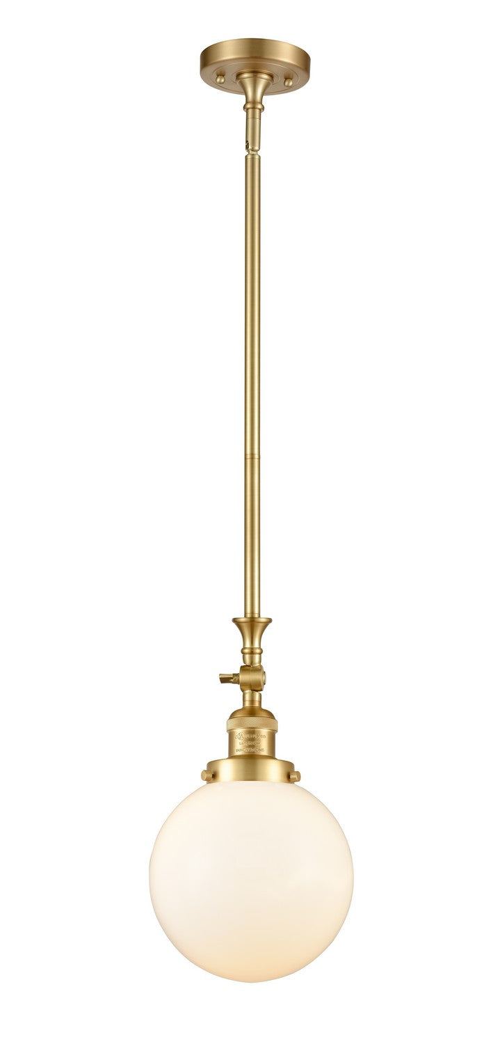 Innovations 206-SG-G201-8-LED LED Mini Pendant, Satin Gold
