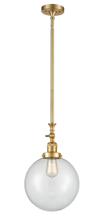 Innovations 206-SG-G202-10 One Light Mini Pendant, Satin Gold