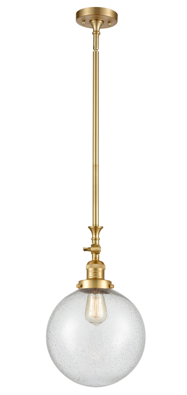 Innovations 206-SG-G204-10 One Light Mini Pendant, Satin Gold