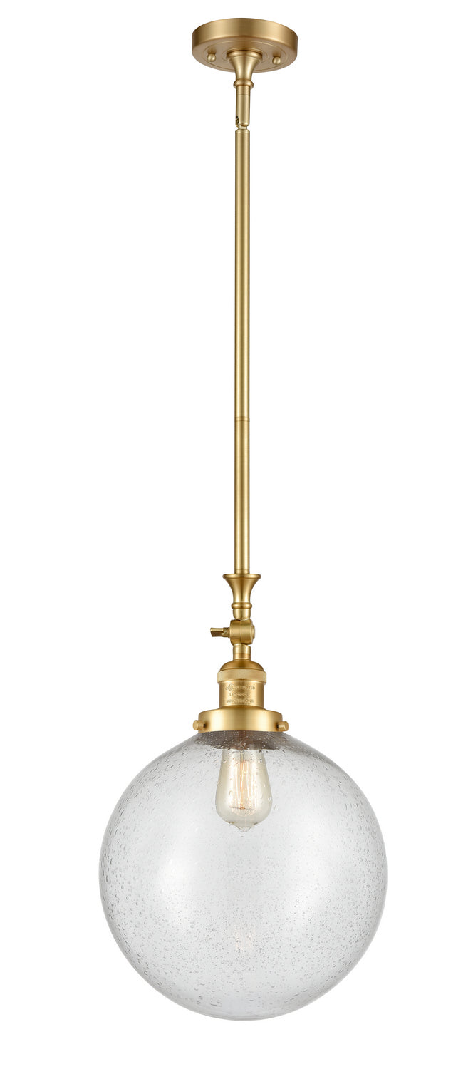 Innovations 206-SG-G204-12 One Light Mini Pendant, Satin Gold