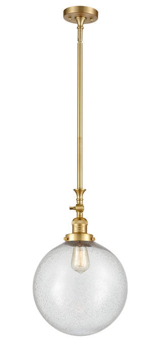Innovations 206-SG-G204-12 One Light Mini Pendant, Satin Gold