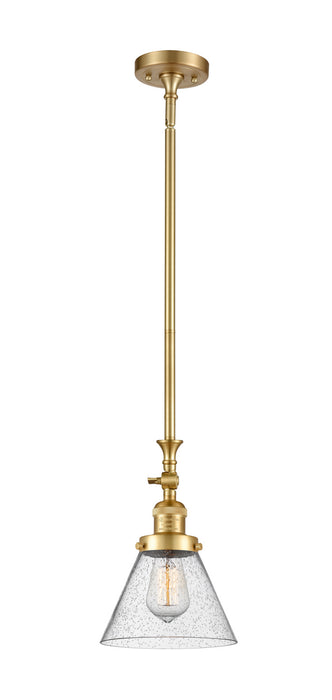Innovations 206-SG-G44 One Light Mini Pendant, Satin Gold